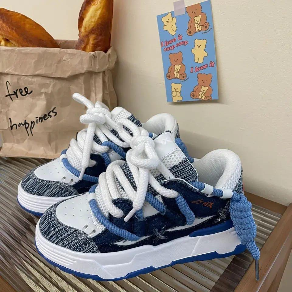 Unisex Casual Designer Sneakers Thick